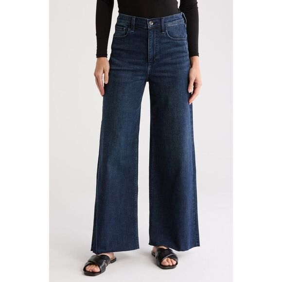 Rag & Bone Women’s Serena Dark Wash High-rise Wide Leg Jean In Blue Size 30 NWOT - Picture 1 of 5